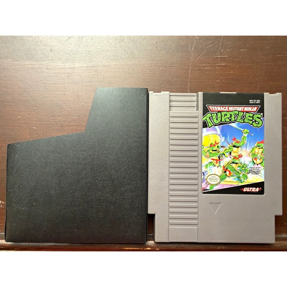 Teenage Mutant Ninja Turtles Nintendo NES Cartridge w/ Case - Tested & Working